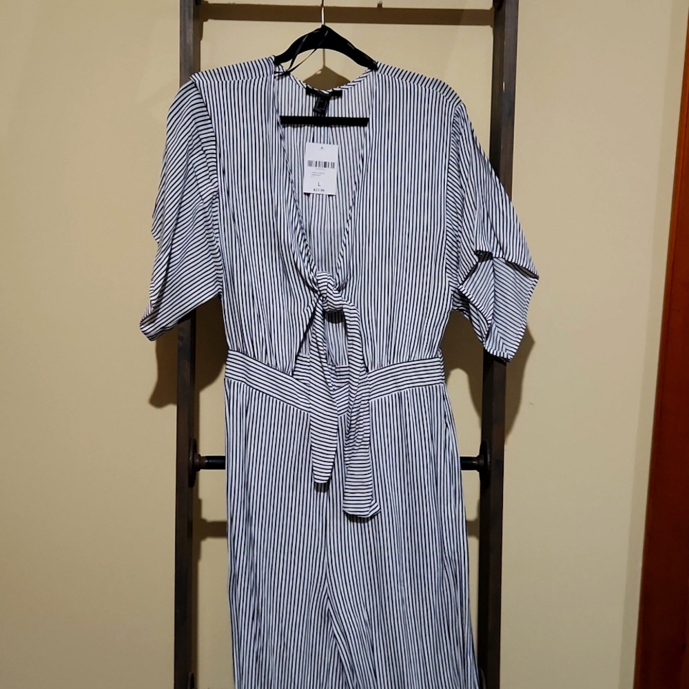 Tie front Wide leg jumpsuit